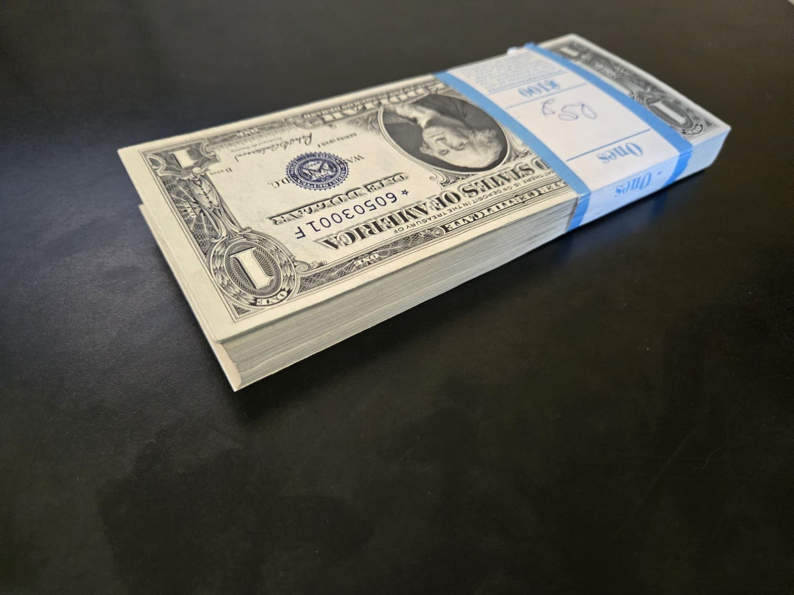 Full Pack of 1935-F $1  100 Sequential Silver Certificates  No Motto 7 Stars view 6