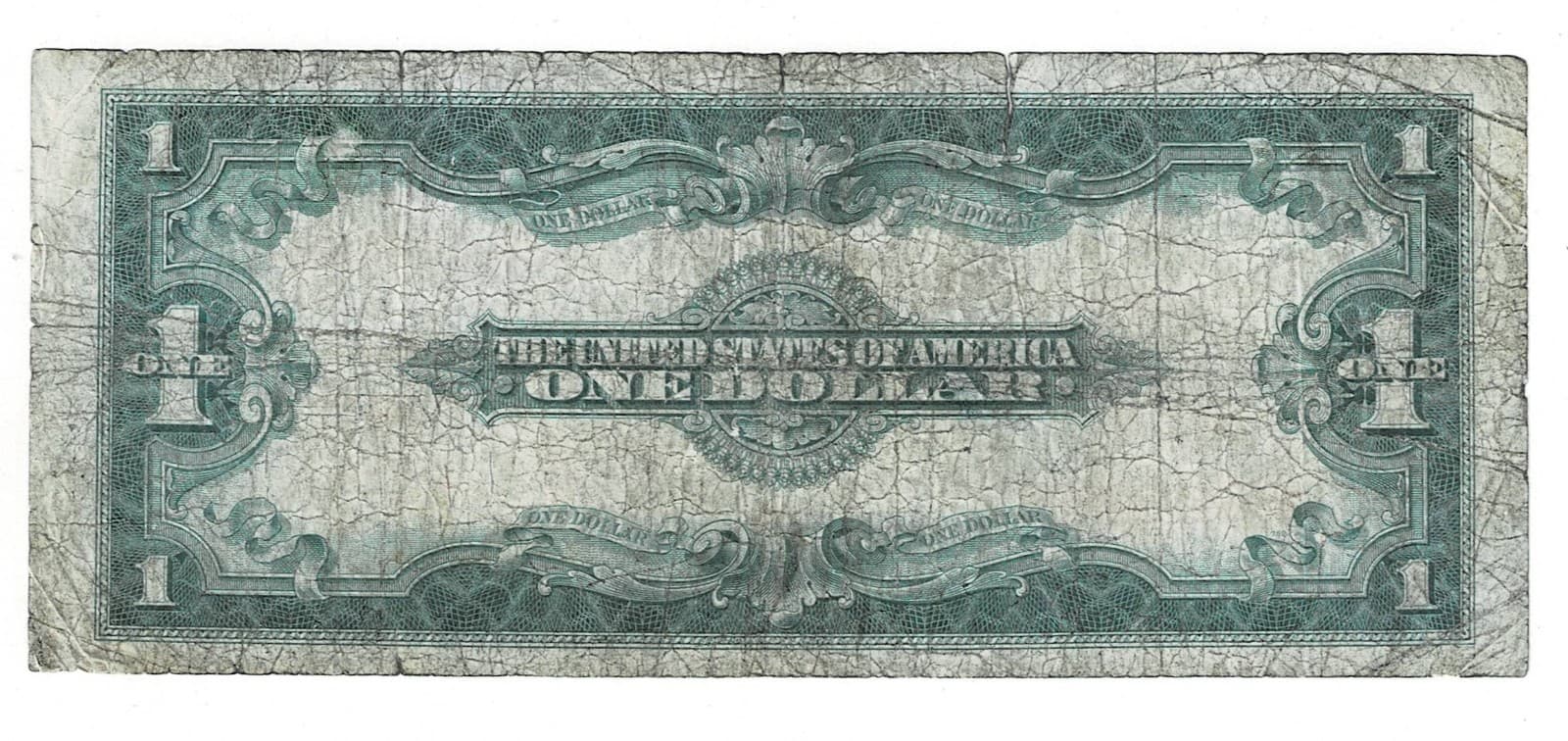 1923 $1 Legal Tender Note Red Seal Horse Blanket FR#40 view 2