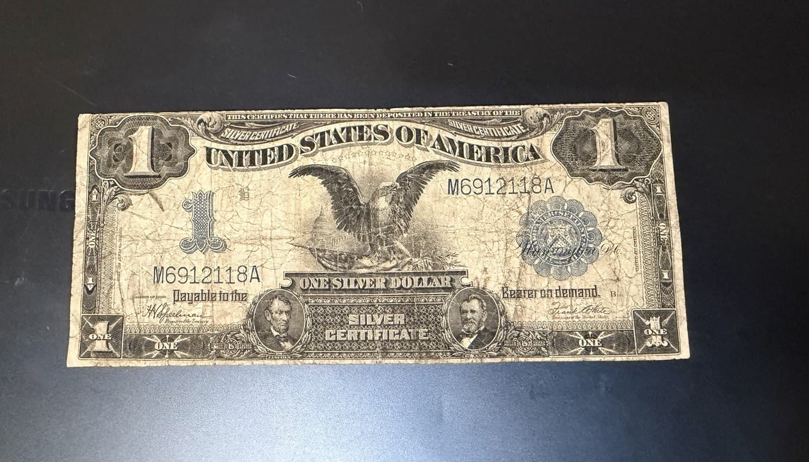 1899 $1 BLACK EAGLE LARGE Size Silver Certificate — view 1