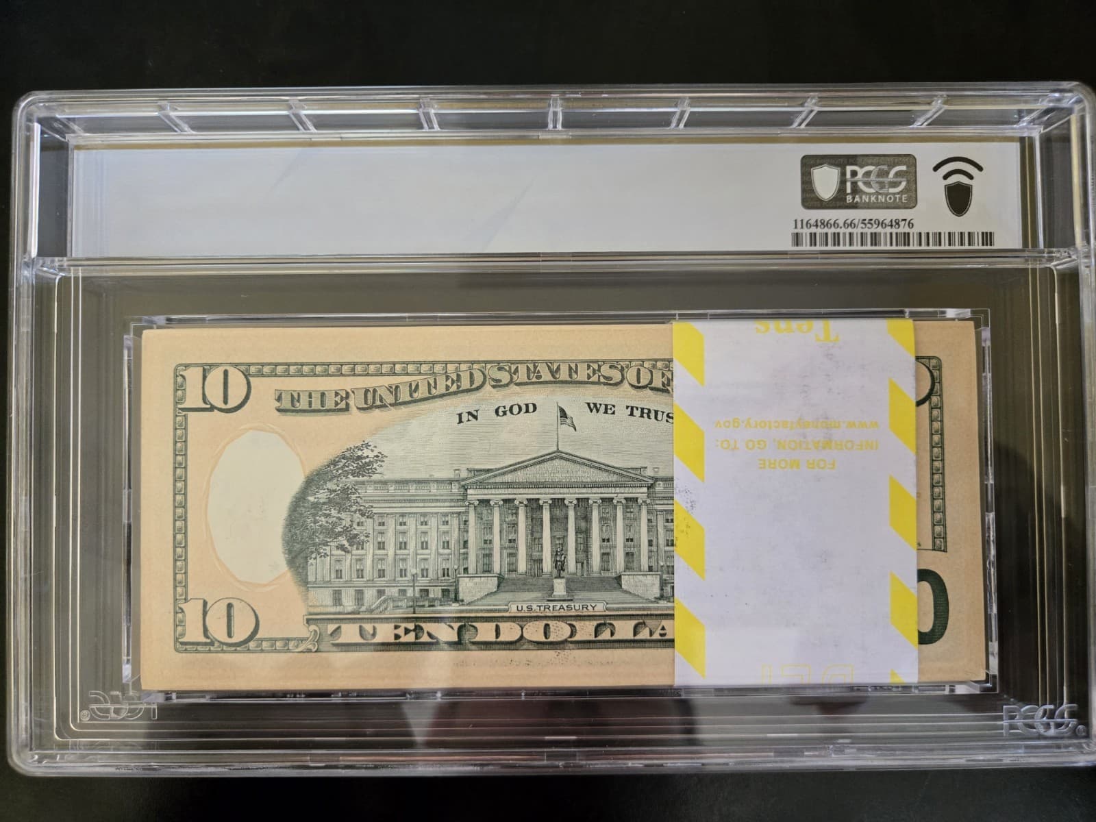 Full Star Pack of 100 X 2017A $10 Federal Reserve Note New York BEP GEM UNC view 5