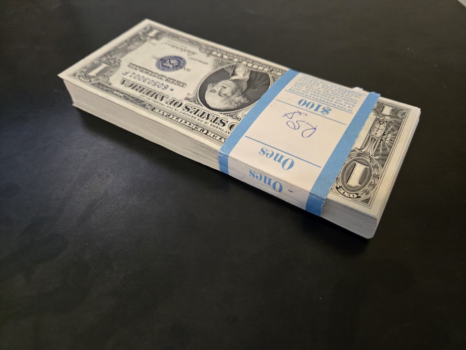 Full Pack of 1935-F $1  100 Sequential Silver Certificates  No Motto 7 Stars view 5