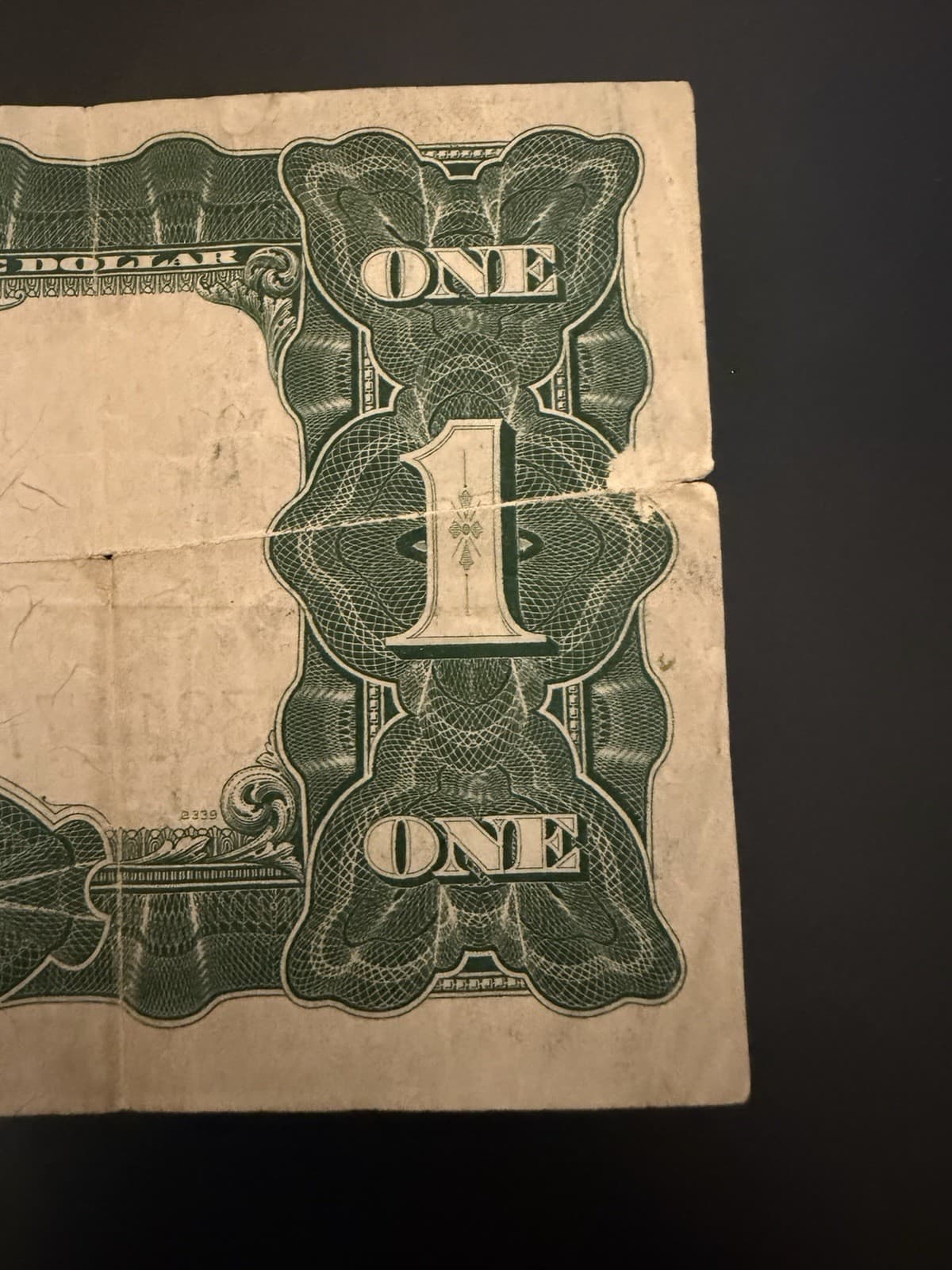 1899 $1 BLACK EAGLE LARGE Size Silver Certificate view 10