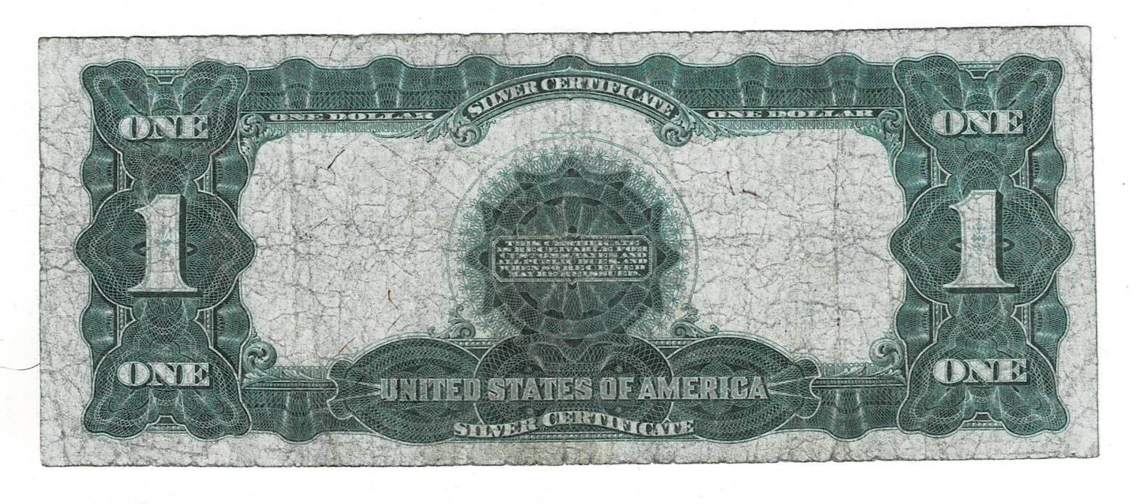 1899 $1 Silver Certificate BLACK EAGLE view 2