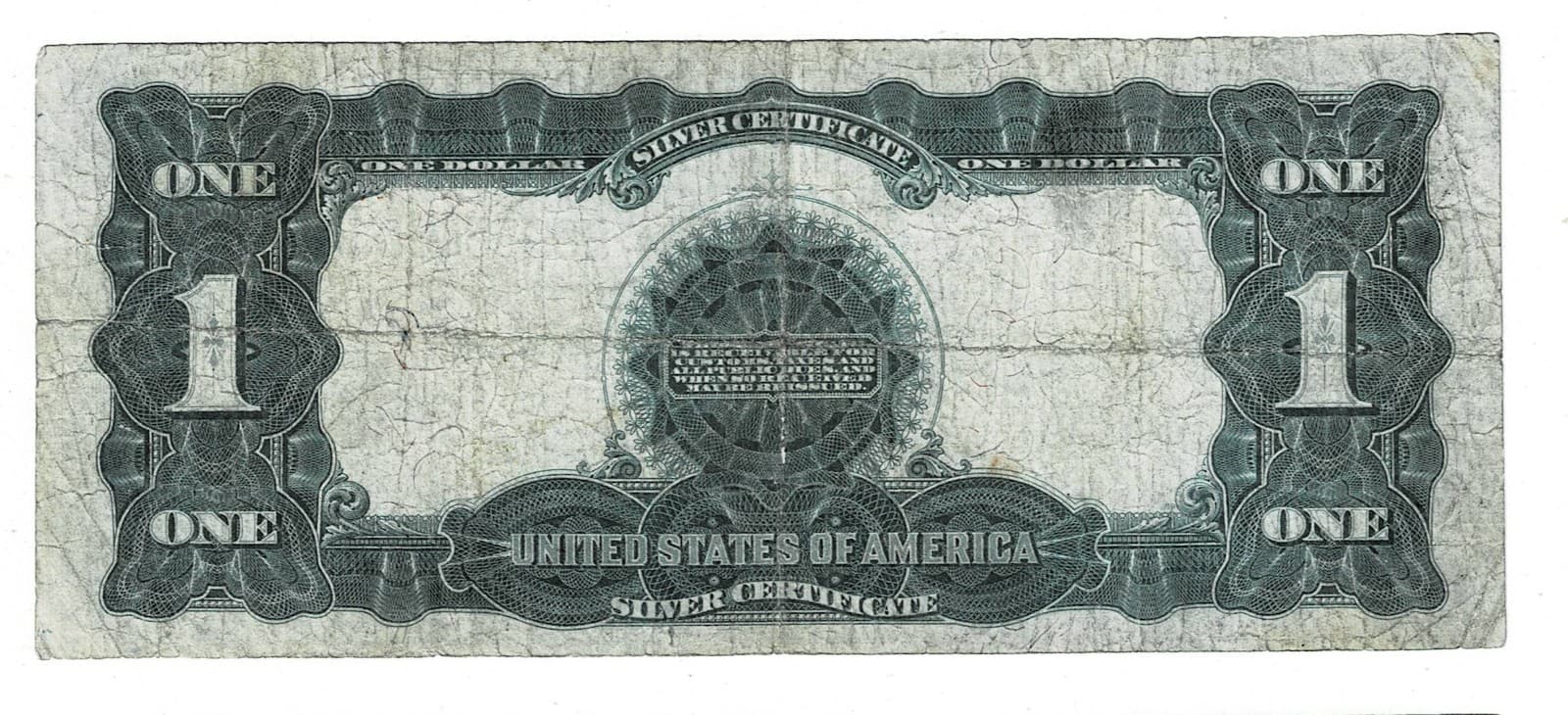 1899 $1 Silver Certificate BLACK EAGLE view 2