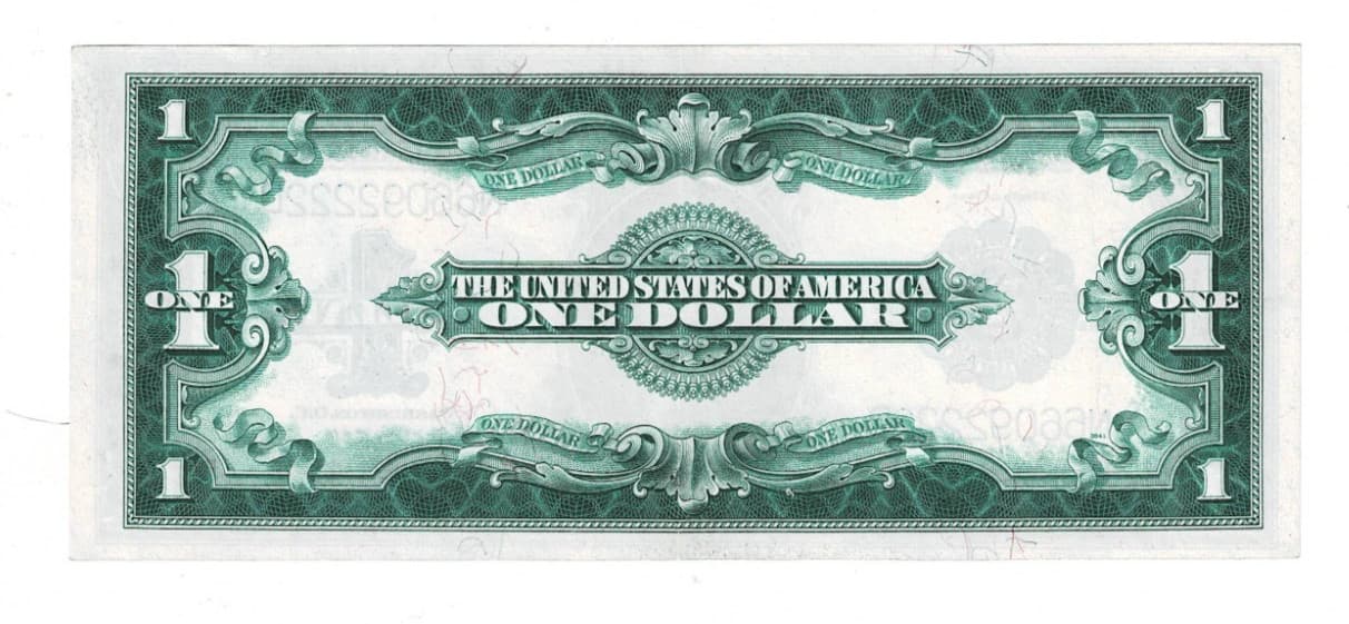 Fancy Serial Number 1923 $1 Horse Blanket 66092222 UNC view 3