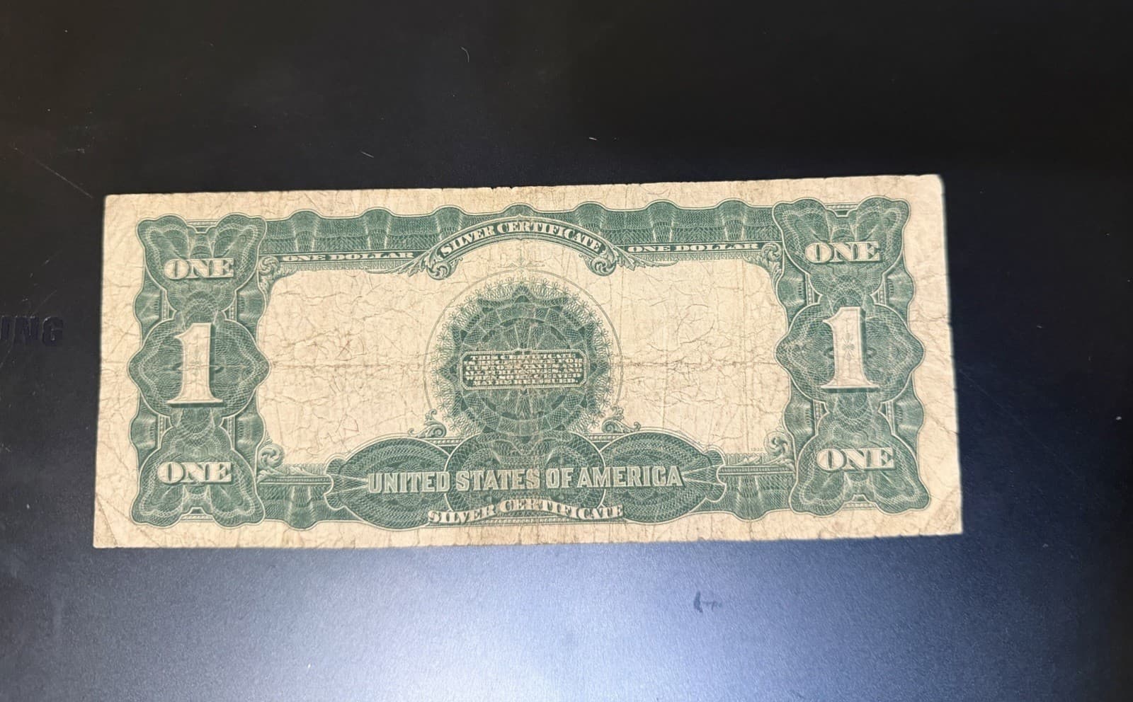 1899 $1 BLACK EAGLE LARGE Size Silver Certificate view 2