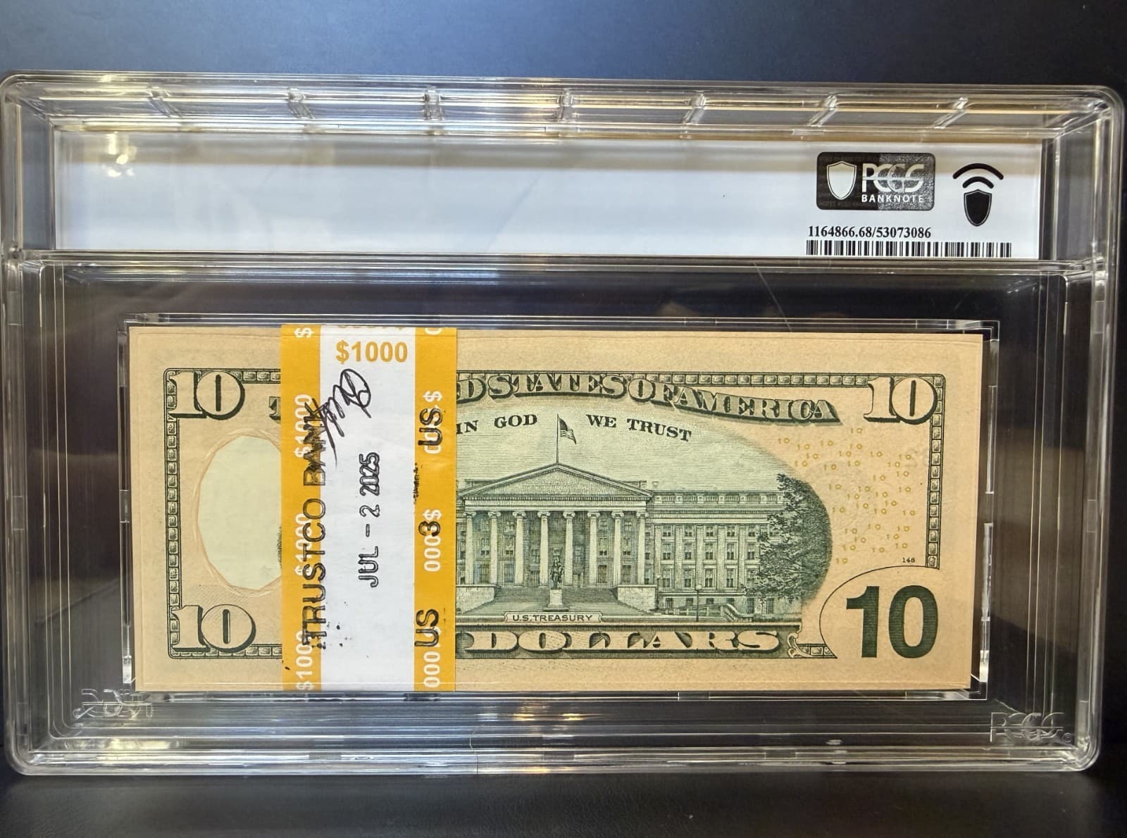 SUPERB GEM Full Star Pack of 100 X 2017A $10 New York BEP UNC PCGS 68 view 2